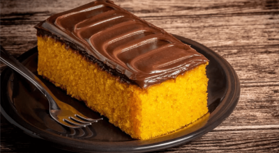 Bolo de cenoura de liquidificador