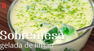 sobremesa cremosa de limão