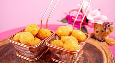 Mini coxinhas e bolinhas de queijo - Créditos: Divulgação / Mini coxinhas e bolinhas de queijo...